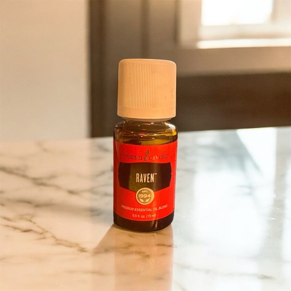 Young Living Raven Oil in Red and Cream